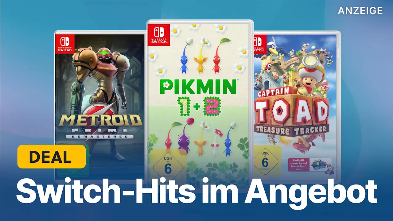 Von Pikmin bis Metroid: Diese Spiele für Nintendo Switch gibt’s jetzt bei Amazon im Angebot