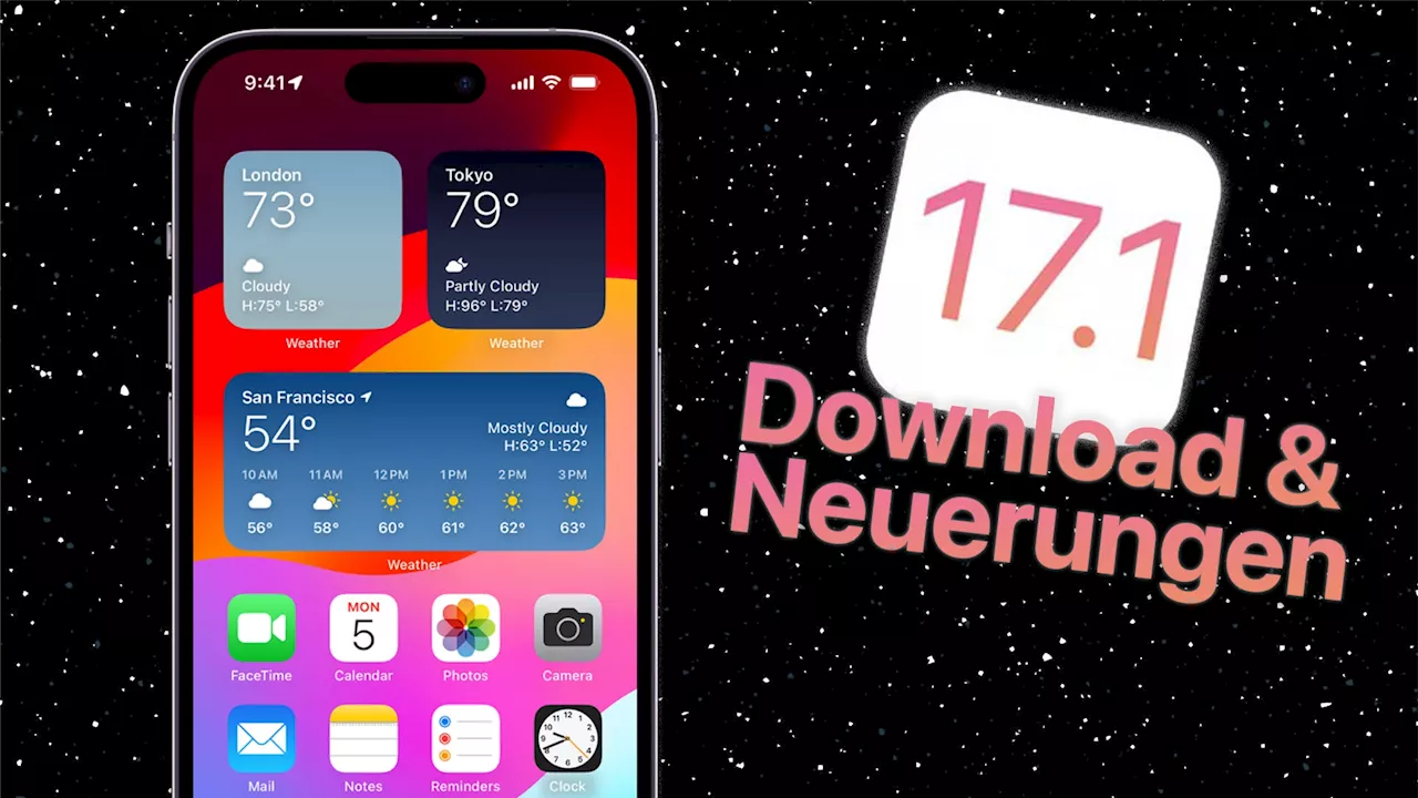 iOS 17.1 kommt heute Abend mit diesen Neuerungen fürs iPhone