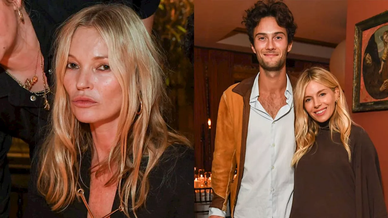 Kate Moss and Sienna Miller showed off their glowing skin at star-studded event