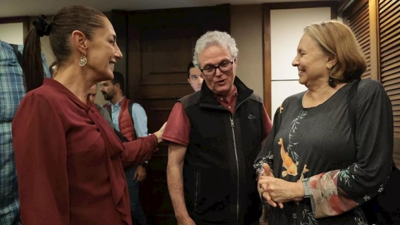 Claudia Sheinbaum se reúne con su familia en su visita a Los Ángeles y Ensenada