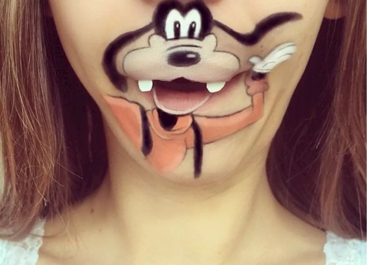 In Pictures: Make-up Artist Creates Epic Lip Art Featuring Disney Characters