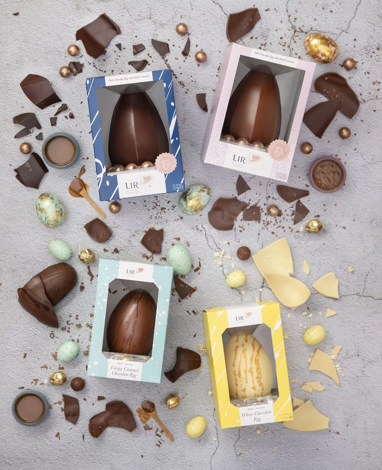 Lir have launched an egg-cellent new Easter egg range and yeah, we need them all