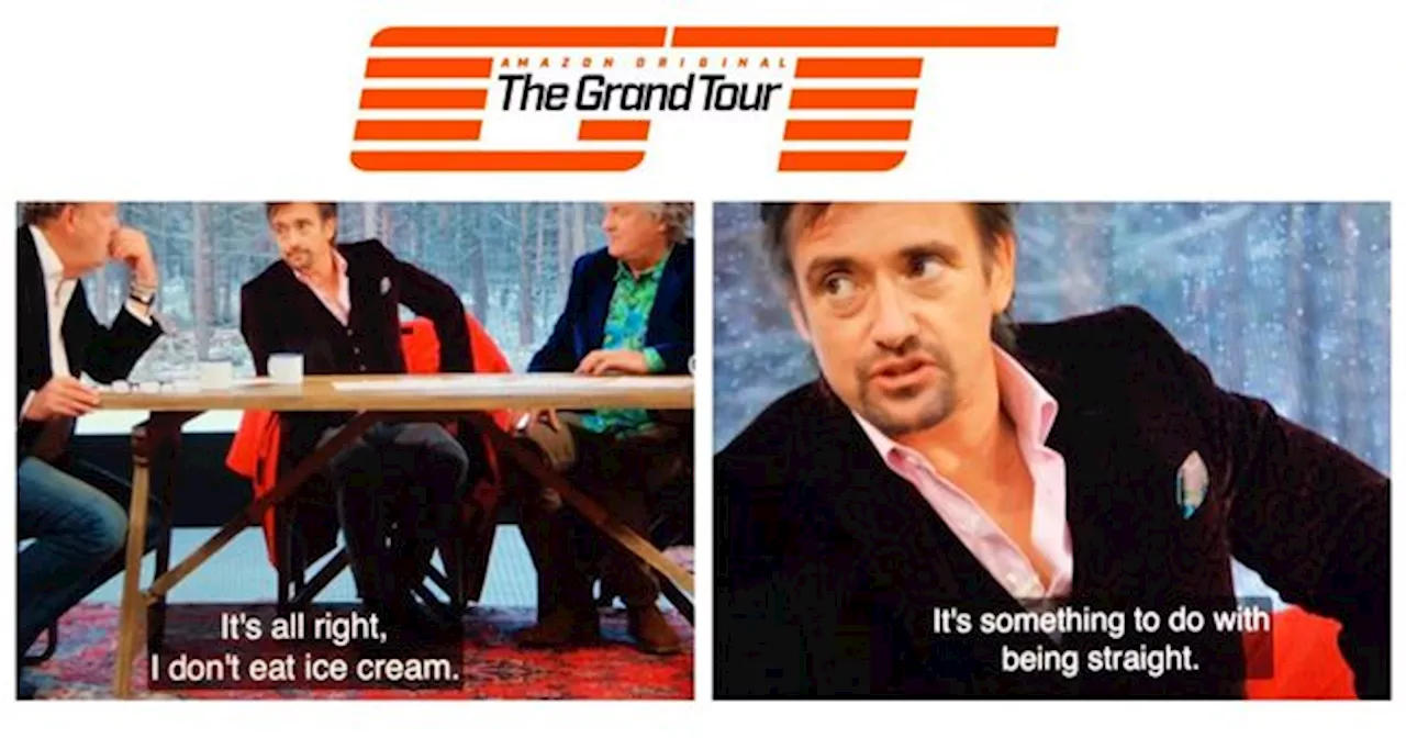 Richard Hammond causes outrage with gay ice cream comments on Grand Tour