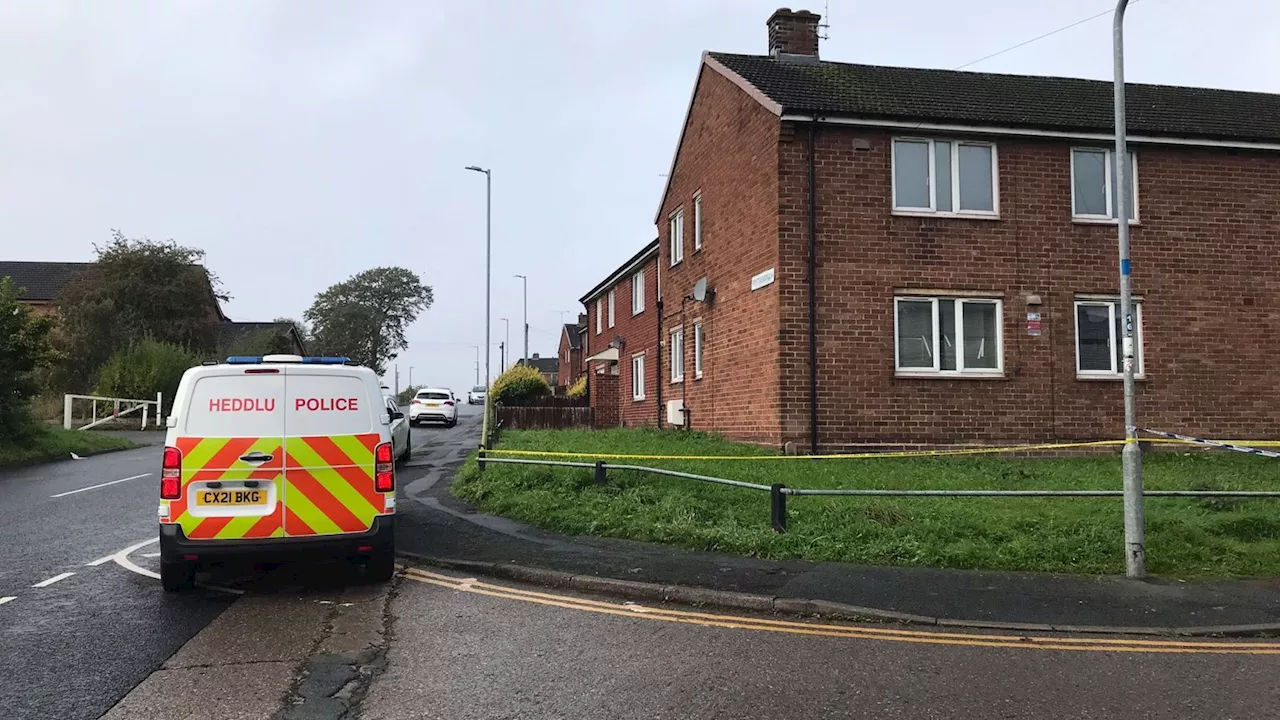 Police are investigating the 'unexpected' death of a man on a Wrexham housing estate