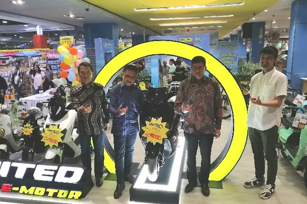 Dongkrak Penjualan dan Perbanyak Populasi Motor Listrik, United e Motor Gandeng Perusahaan Pasar Ritel Modern