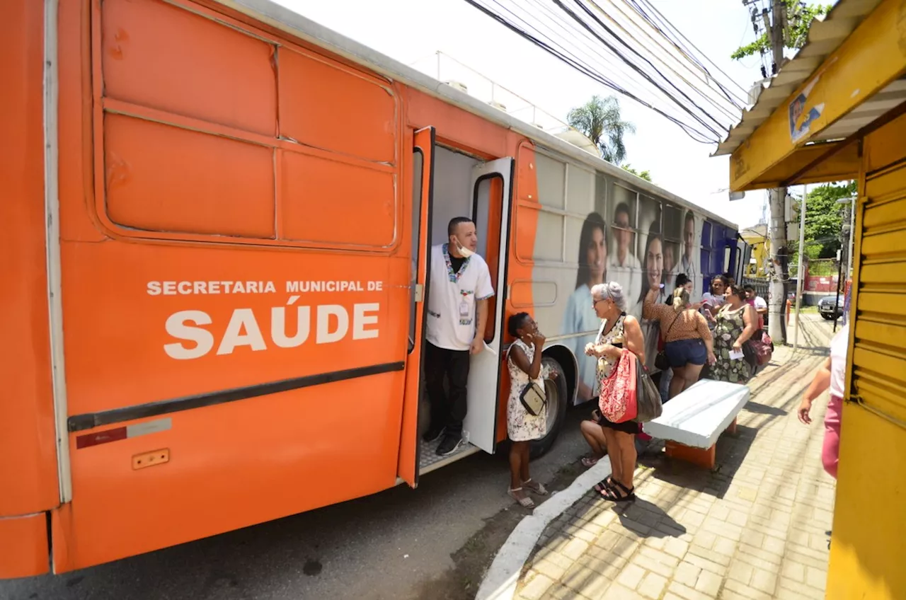 Projeto ônibus itinerante oferece atendimento médicos nos bairros de Nova Iguaçu