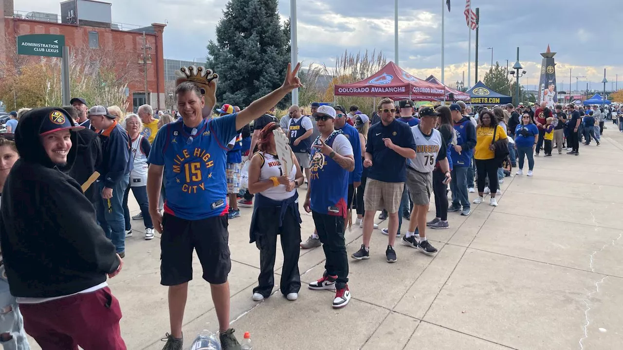 Denver — a Nuggets town now — celebrates it newest champions with banner, rings