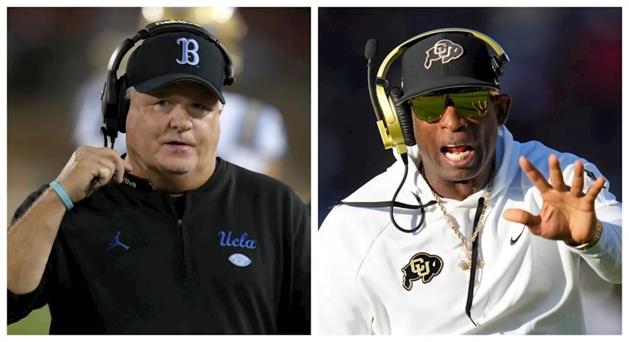 UCLA’s Chip Kelly, Colorado’s Deion Sanders express mutual respect