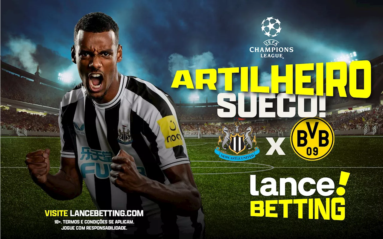 Dia de Lei do Ex? Aposte R$100 e ganhe R$500 com Isak e o Newcastle na Liga dos Campeões!