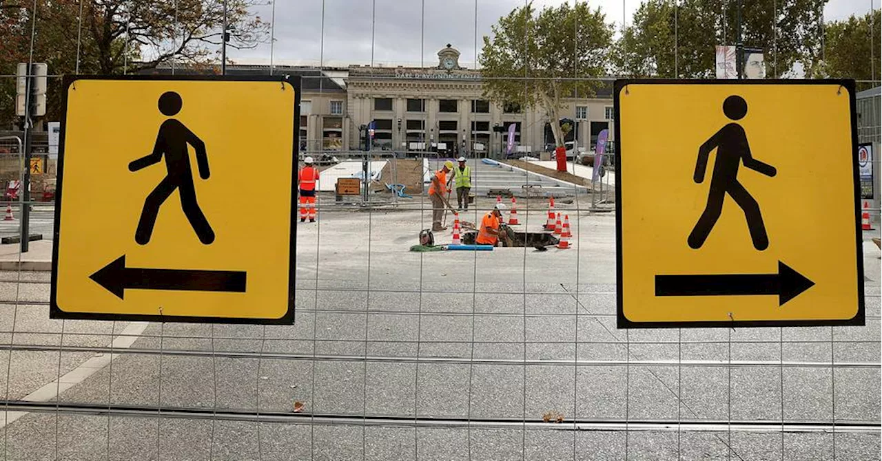 À Avignon, la circulation est moins perturbée que prévu par les travaux de la gare centre