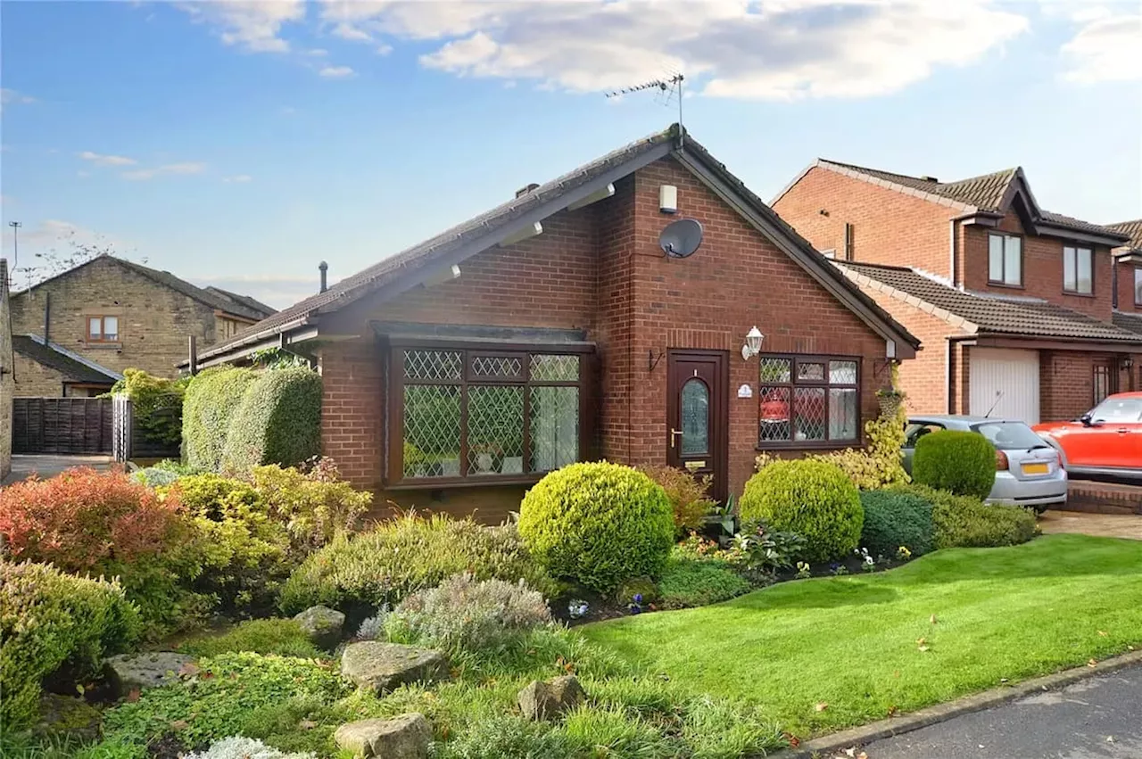 13 pictures show this charming Leeds three bedroom bungalow with surrounding green gardens currently for sale