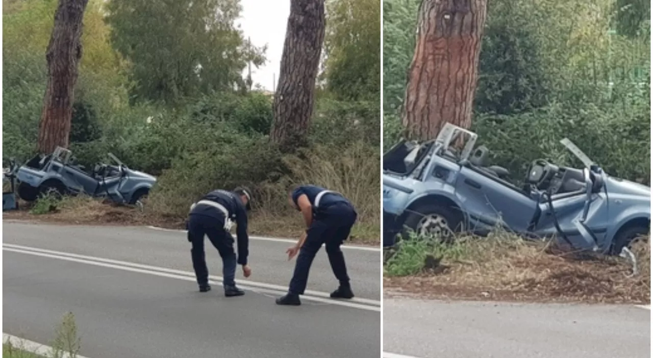 Roma, incidente mortale su via di Castel Fusano: con l'auto contro un albero, giovane deceduto sul colpo