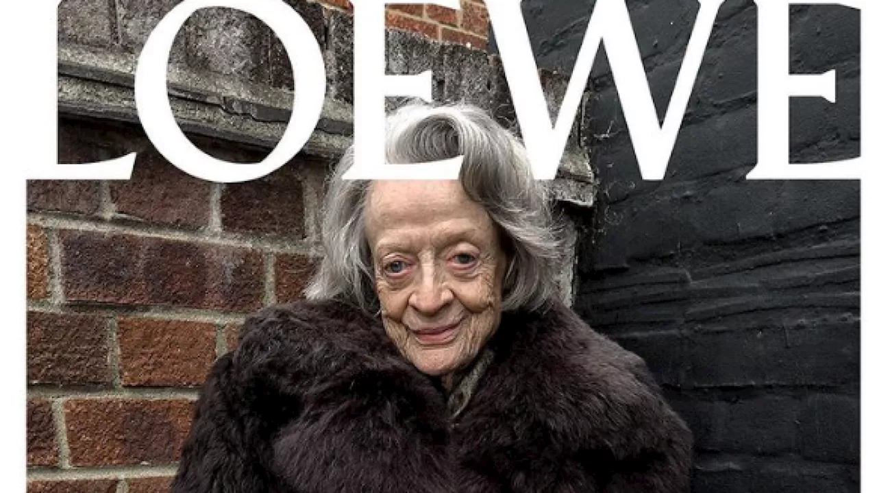 Maggie Smith nouvelle égérie de Loewe à 88 ans