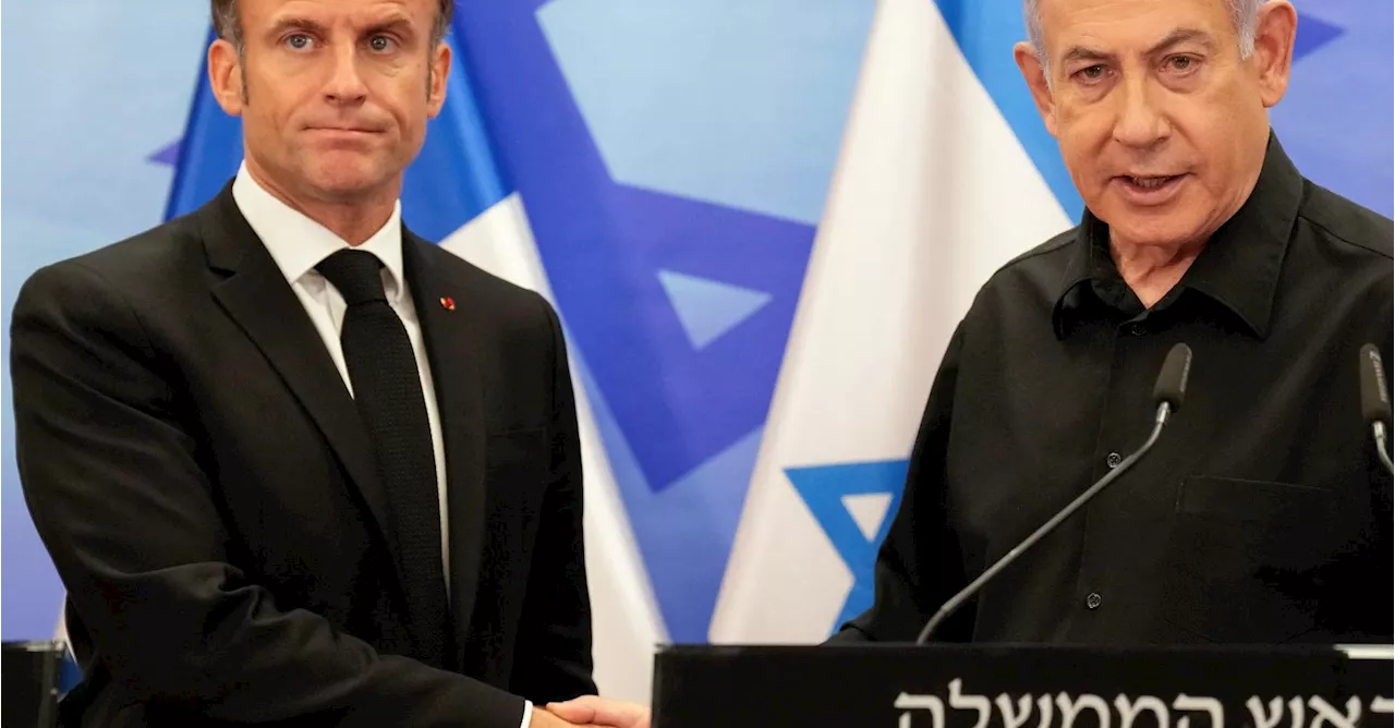 Israël: Macron propose une « coalition » contre le Hamas et « une relance » du processus de paix