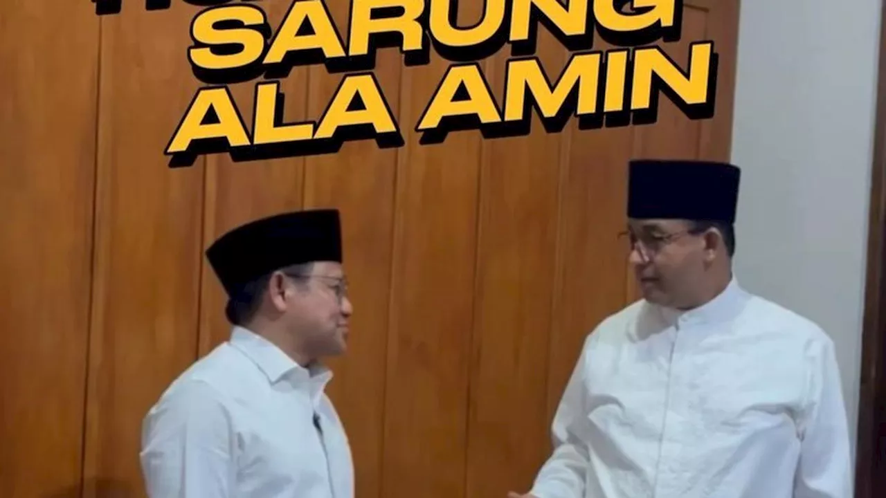 Anies Baswedan Ngakak Diselepet Sarung oleh Cak Imin: Lumayan Pedes, Nih