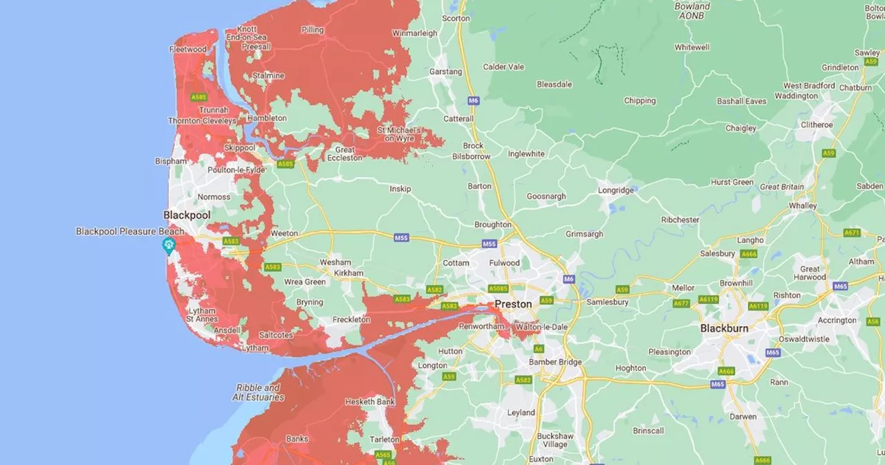 Lancashire towns and landmarks that could be underwater within 30 years