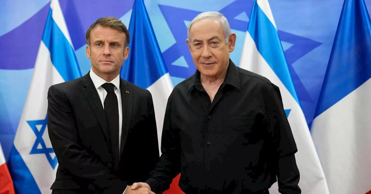 En Israël, Macron appelle à « une relance décisive du processus politique avec les Palestiniens »