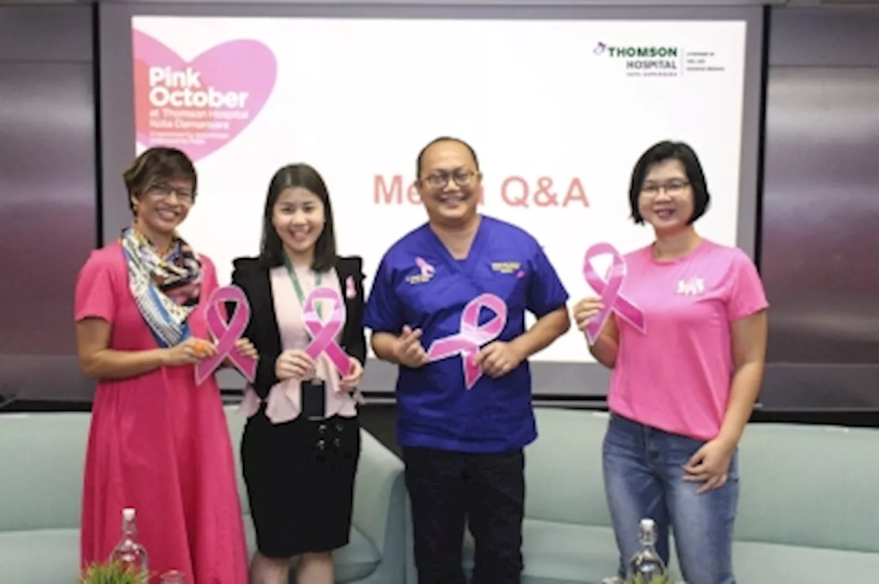 Thomson Hospital paints October pink for healthier breasts and happier lives