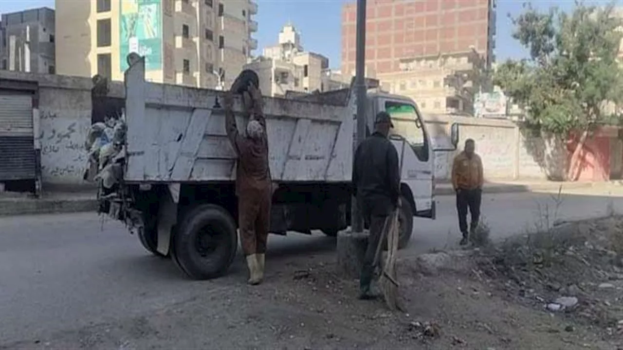 بعد رفع 60 طن قمامة.. تحرك ضد الباعة الجائلين في كفر الشيخ (صور)