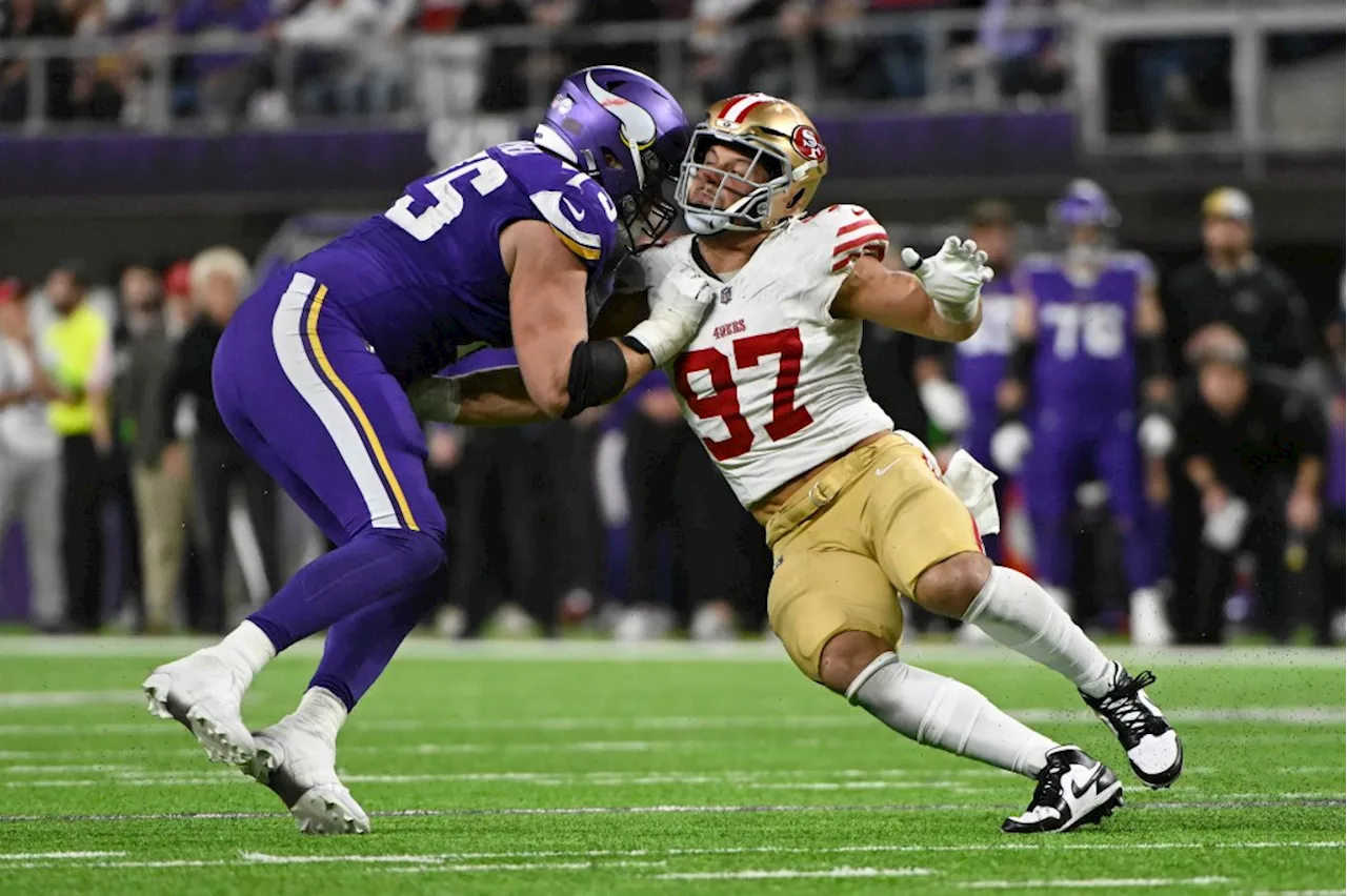 49ers’ Bosa, Warner take responsibility for defense’s failings in Minnesota