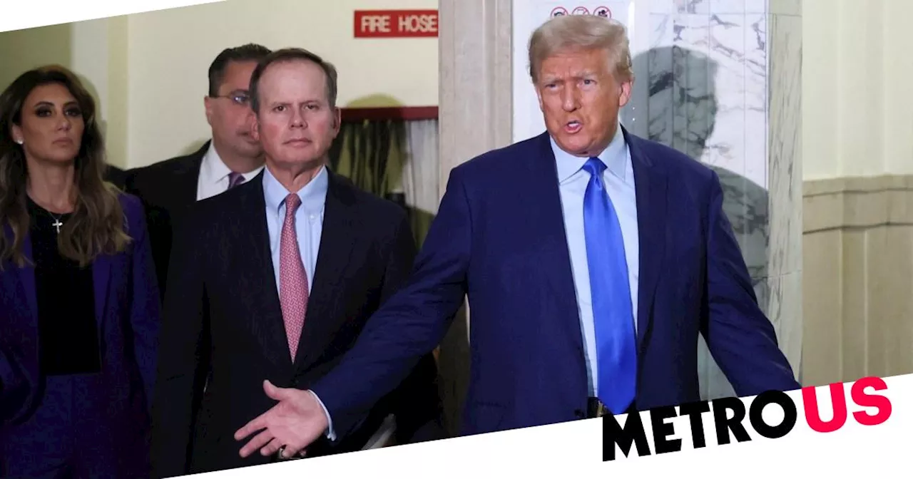 Trump has outburst outside court as he faces 'liar' ex-lawyer Cohen