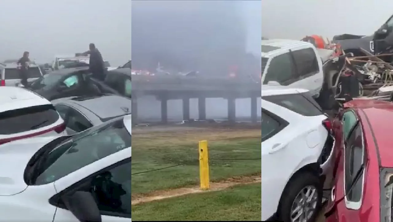 'Super niebla' causa carambola de 158 autos en carretera de Luisiana; hay 7 muertos