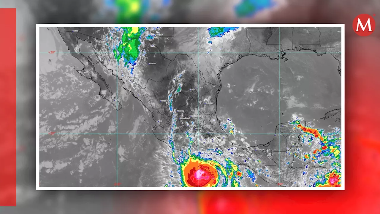 Tormenta tropical 'Otis' se intensifica a huracán frente a Guerrero