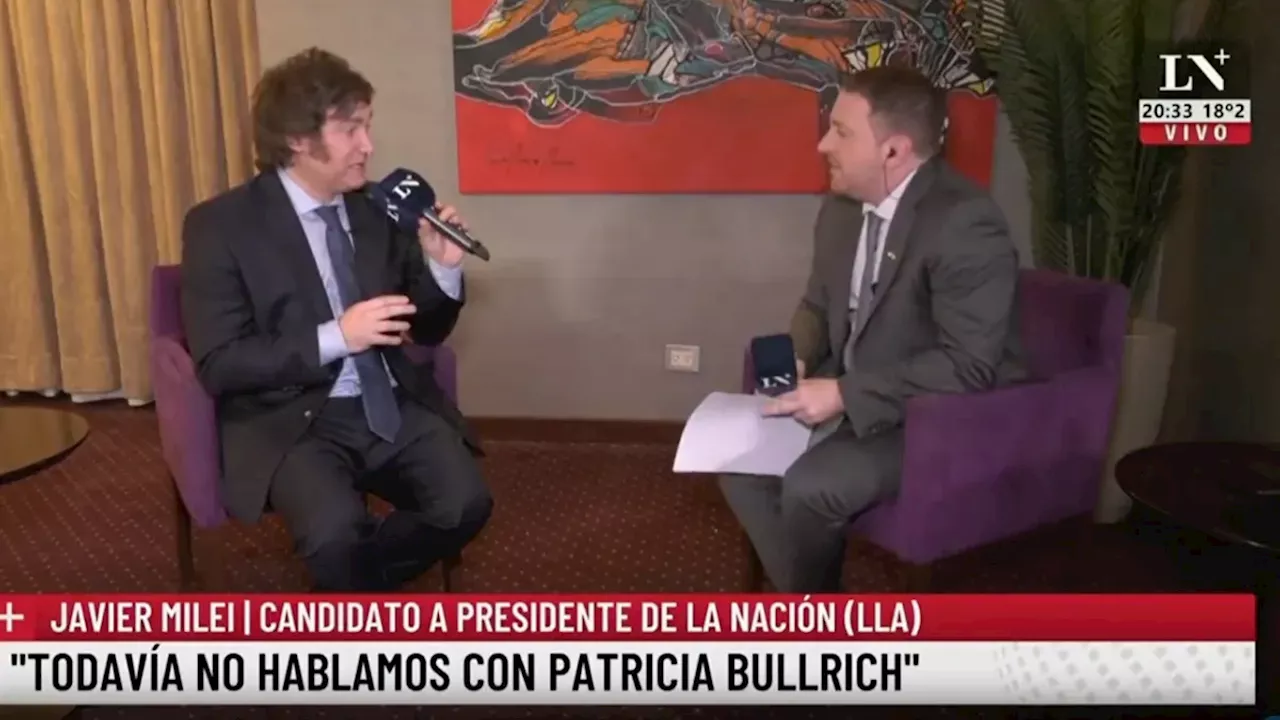 Javier Milei le ofrece un Ministerio a Patricia Bullrich