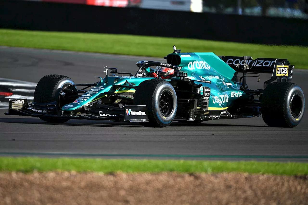 Award winner Browning completes Aston Martin F1 test at Silverstone