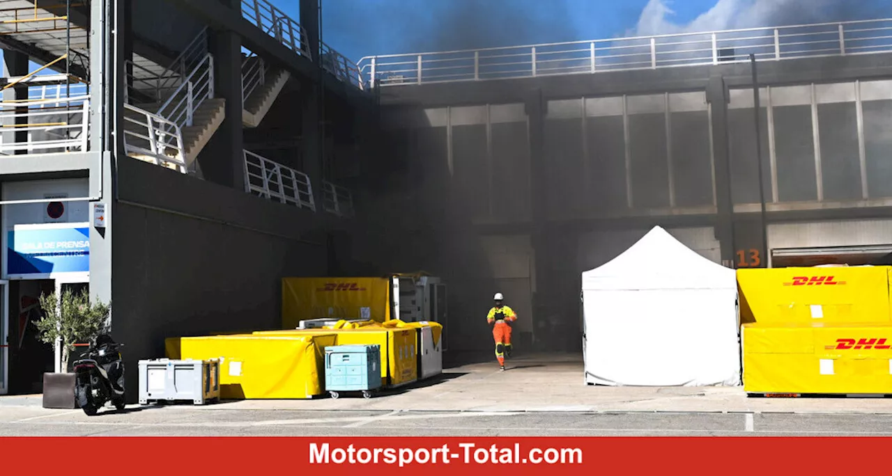 Feuer beim Formel-E-Test: Fahrerlager in Valencia evakuiert