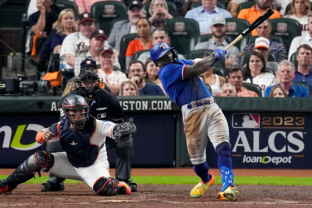 Adolis García has record ALCS show as Rangers reach World Series