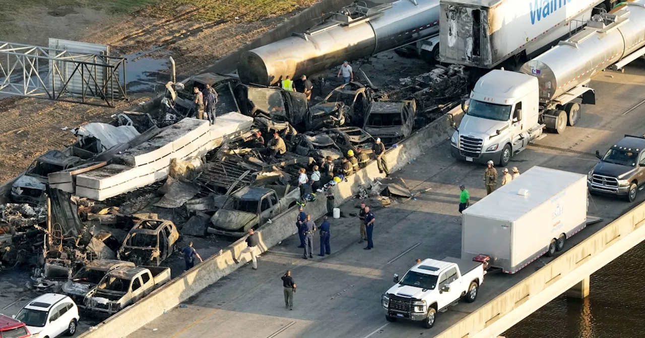 7 dead in crashes involving 150 vehicles on Louisiana interstate