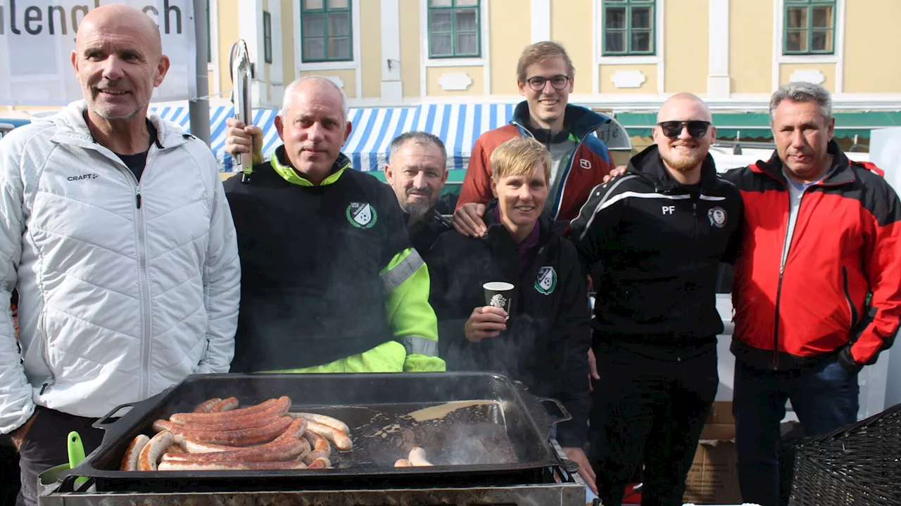 Lokale Klubs waren beim Reserlmarkt in Neulengbach vertreten