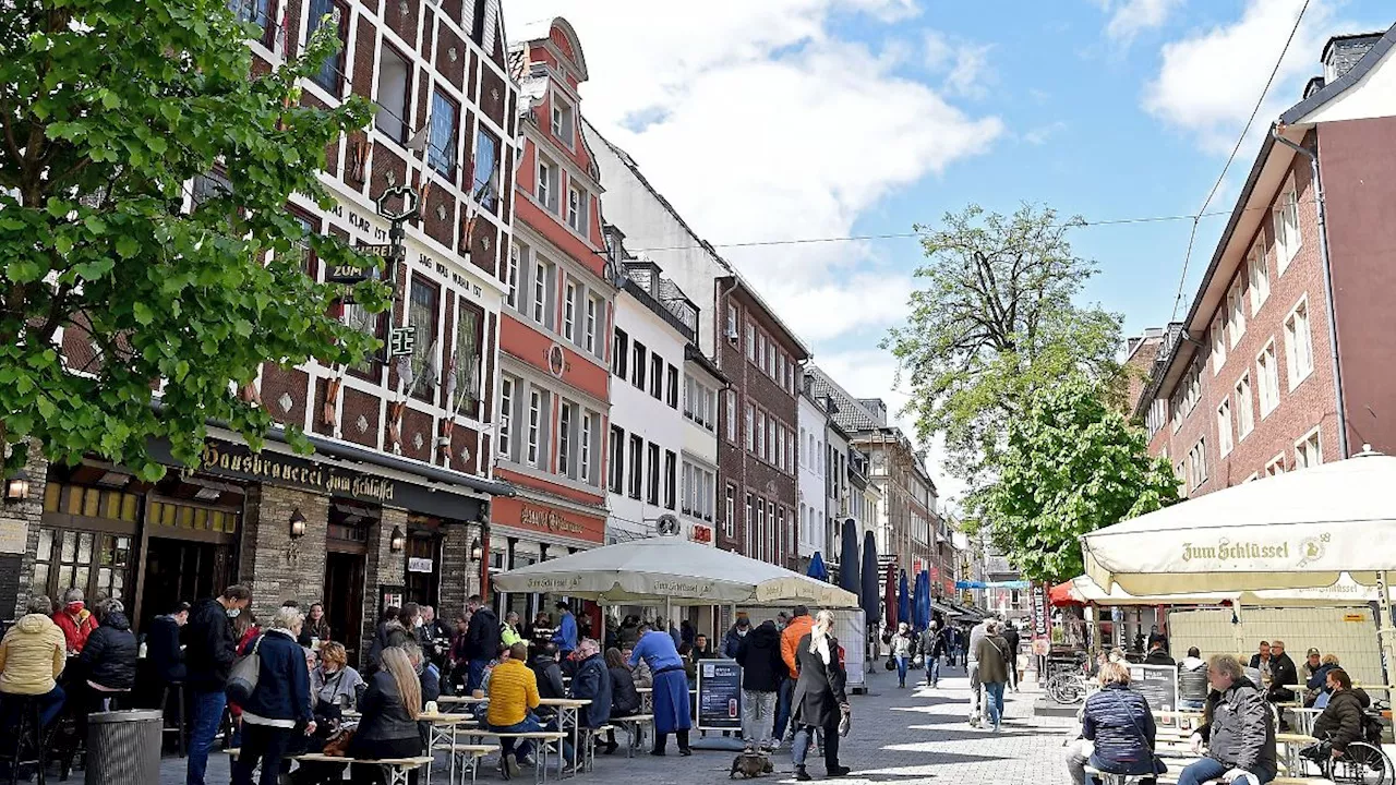 Nordrhein-Westfalen: Altstadt laut vorläufiger Bilanz sicherer geworden