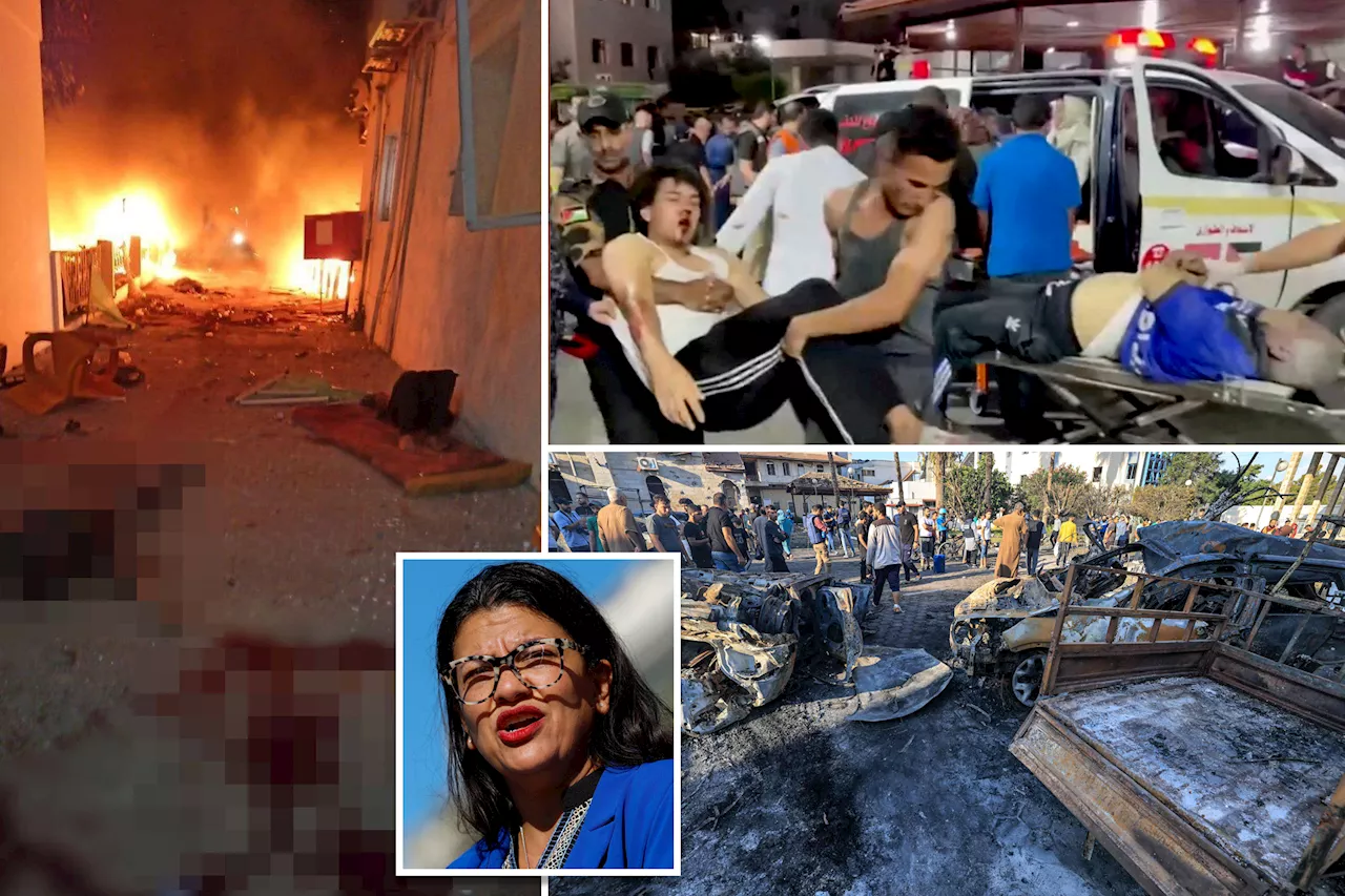 Rashida Tlaib calls for 'independent investigation' into Gaza hospital blast, refuses to accept US, Israel findings