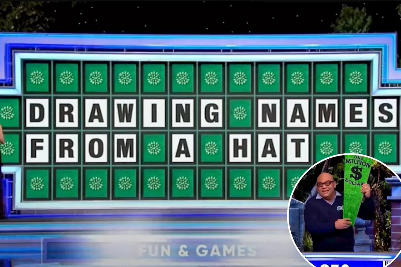 'Wheel of Fortune' host Pat Sajak reacts after 'nervous' contestant loses easy $1 million puzzle