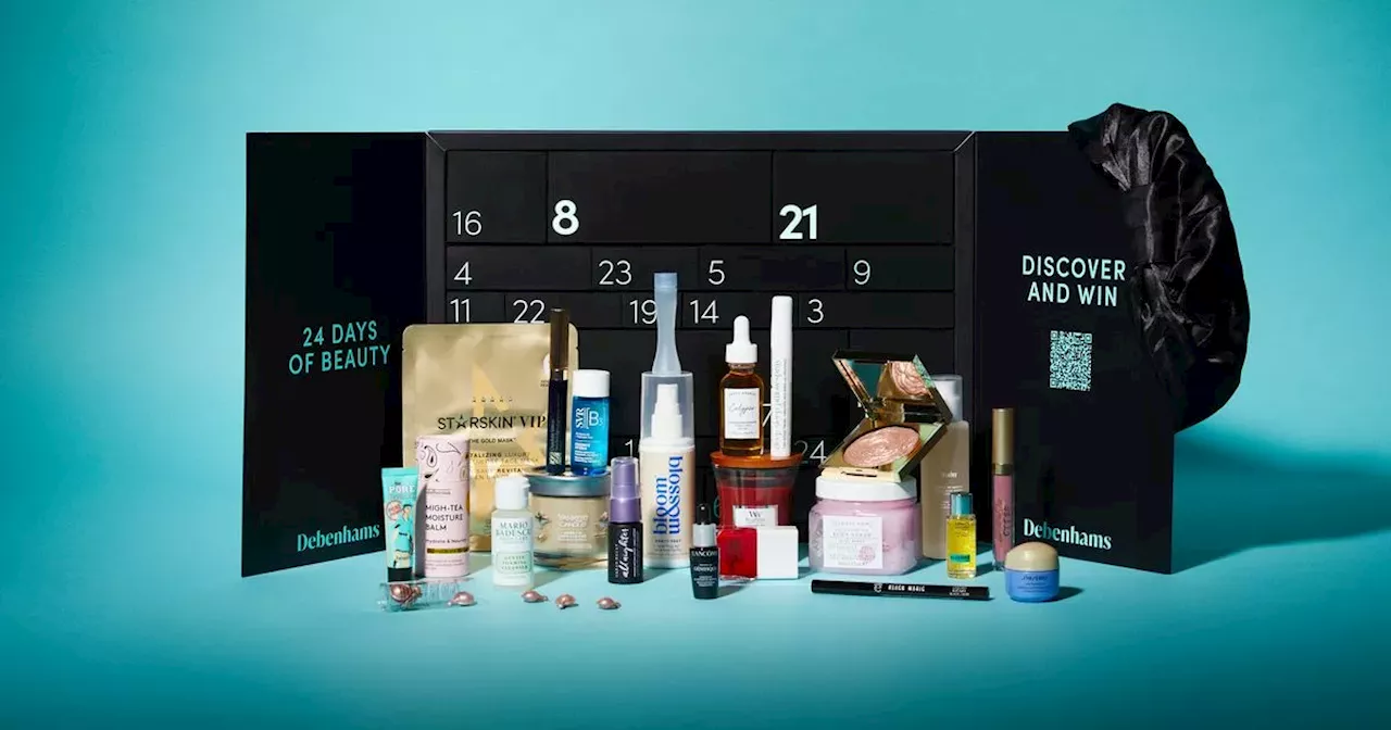 Debenhams 2023 advent calendar has £300 savings on Shiseido, Lancome and more