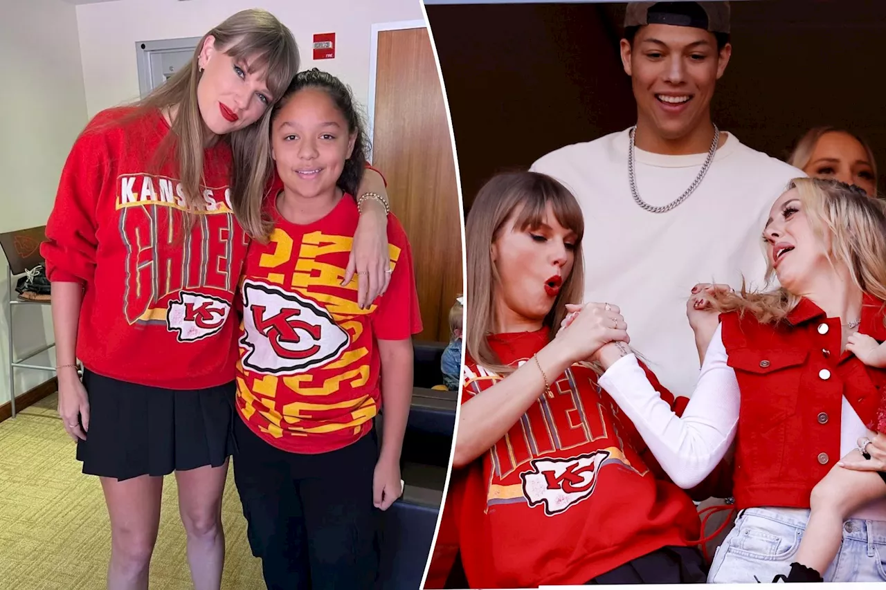 Patrick Mahomes' mom says Taylor Swift was 'sweet' to quarterback's little sister