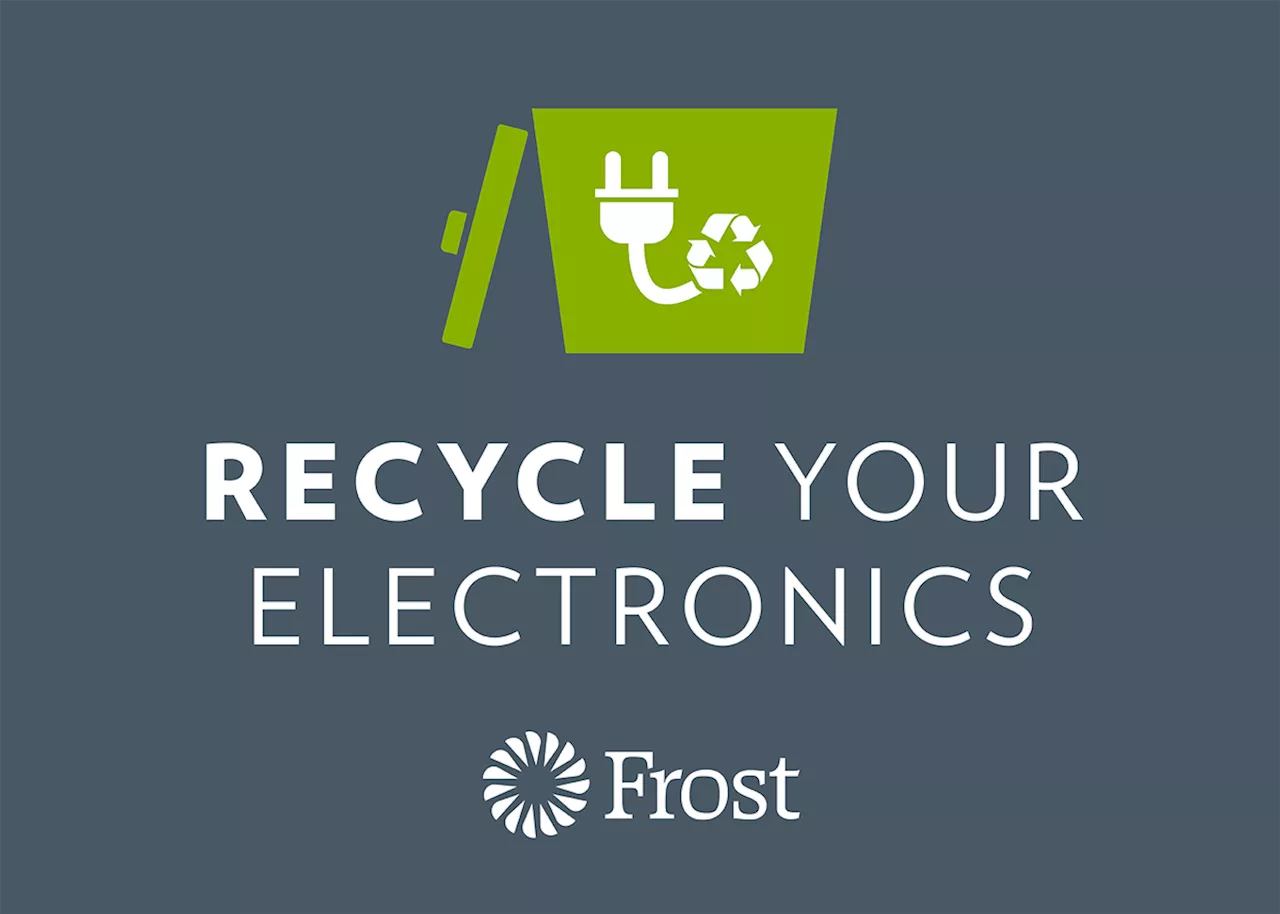 Frost Bank Electronics Recycling Event