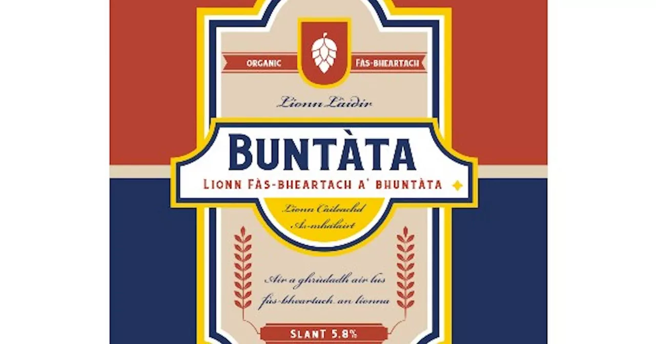 Craft beer 'Buntàta' pays tribute to Cape Breton's Gaelic heritage