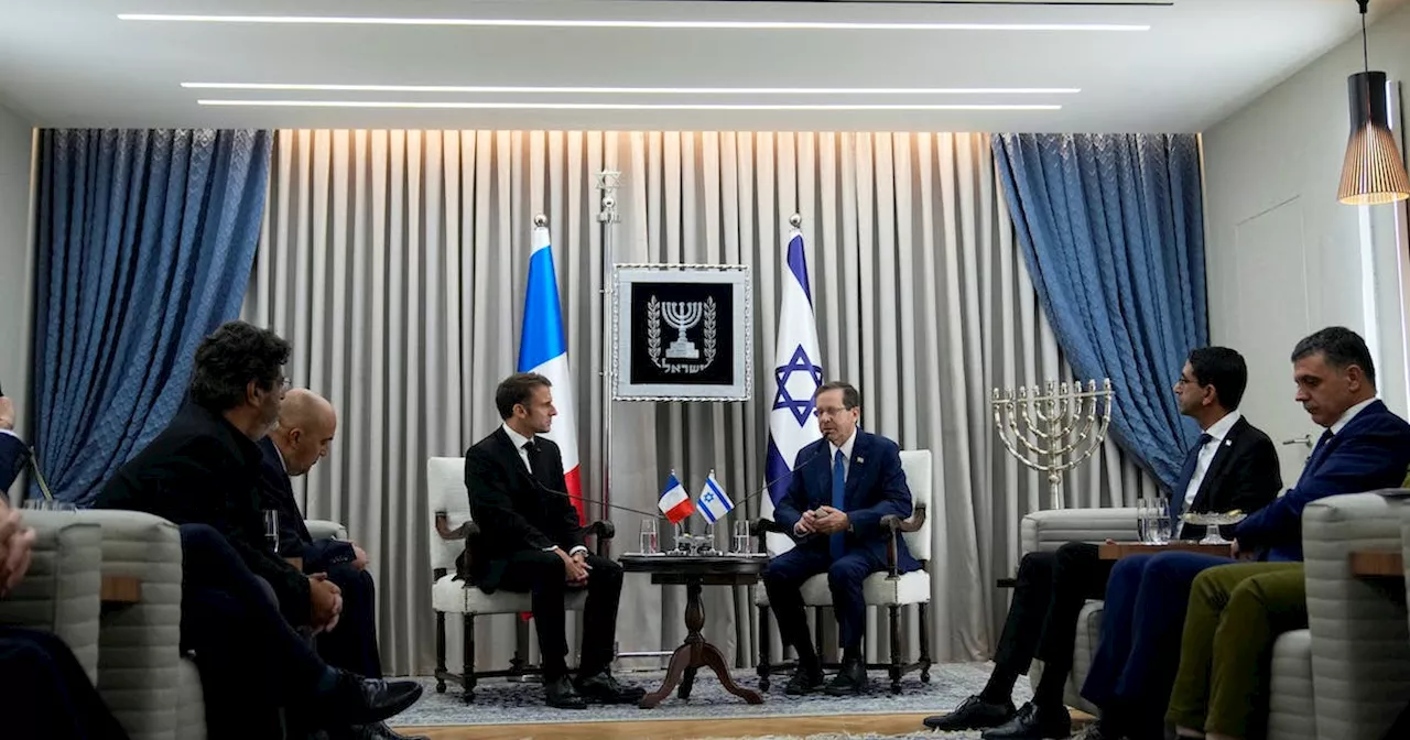 France's Macron says he stands in solidarity with Israel's fight against terrorism