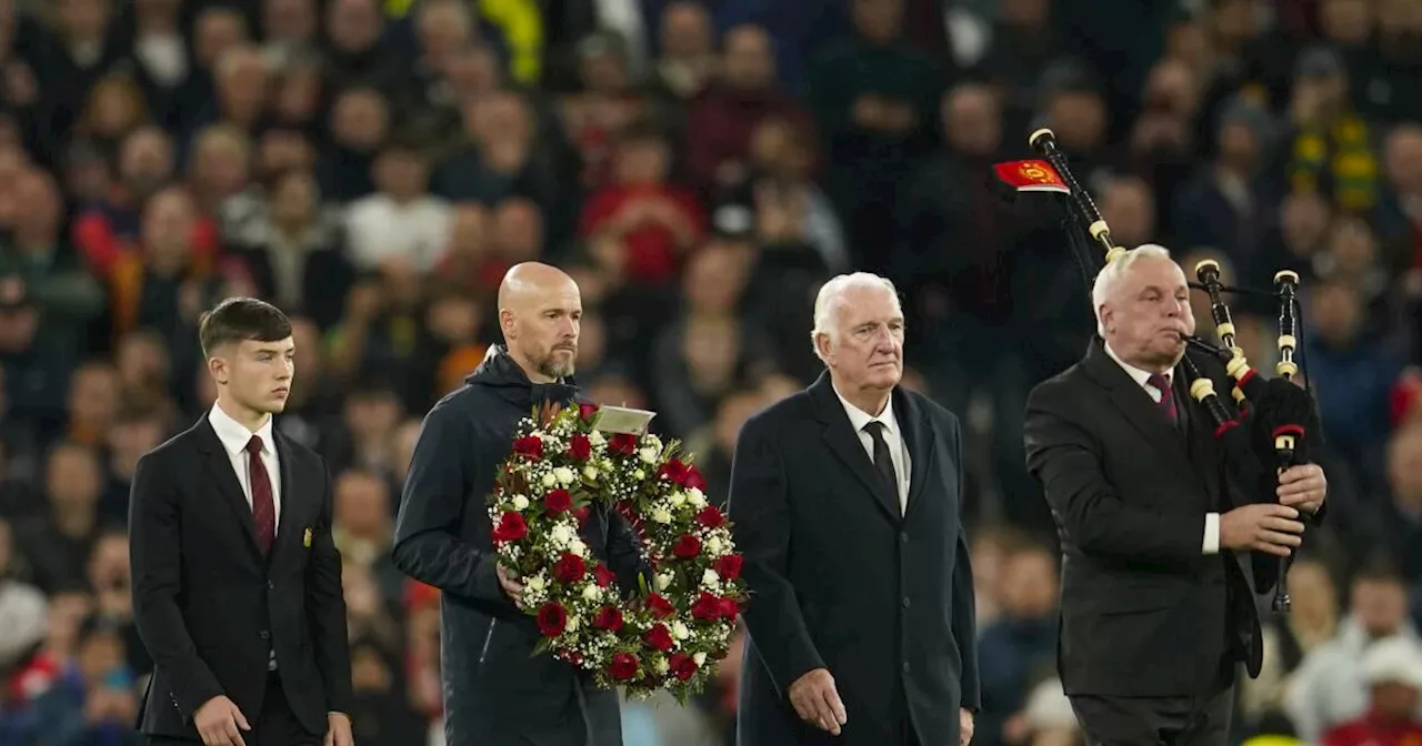 Man United pays respects to the late Bobby Charlton with pre-match tributes at Old Trafford