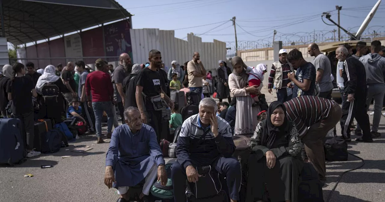 Stranded at a closed border as bombs fall, foreign nationals in besieged Gaza await evacuation