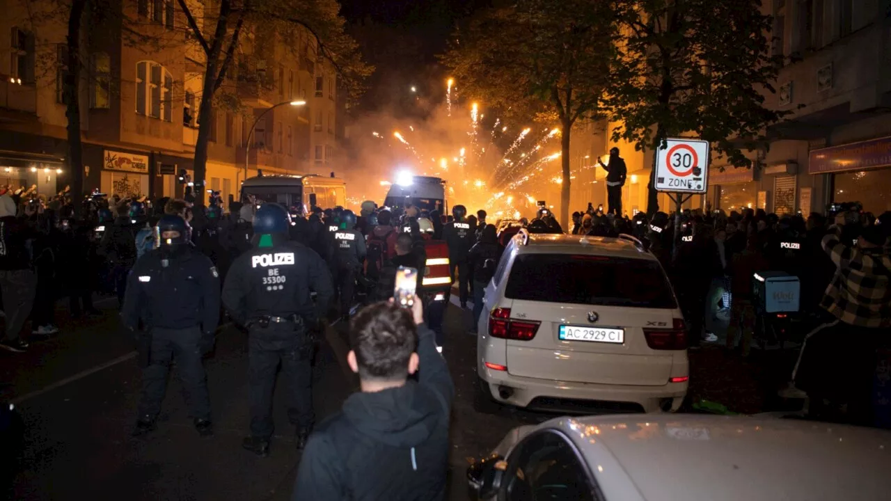 &#8216;Violent scuffles&#8217; with Berlin police during pro-Palestine protests