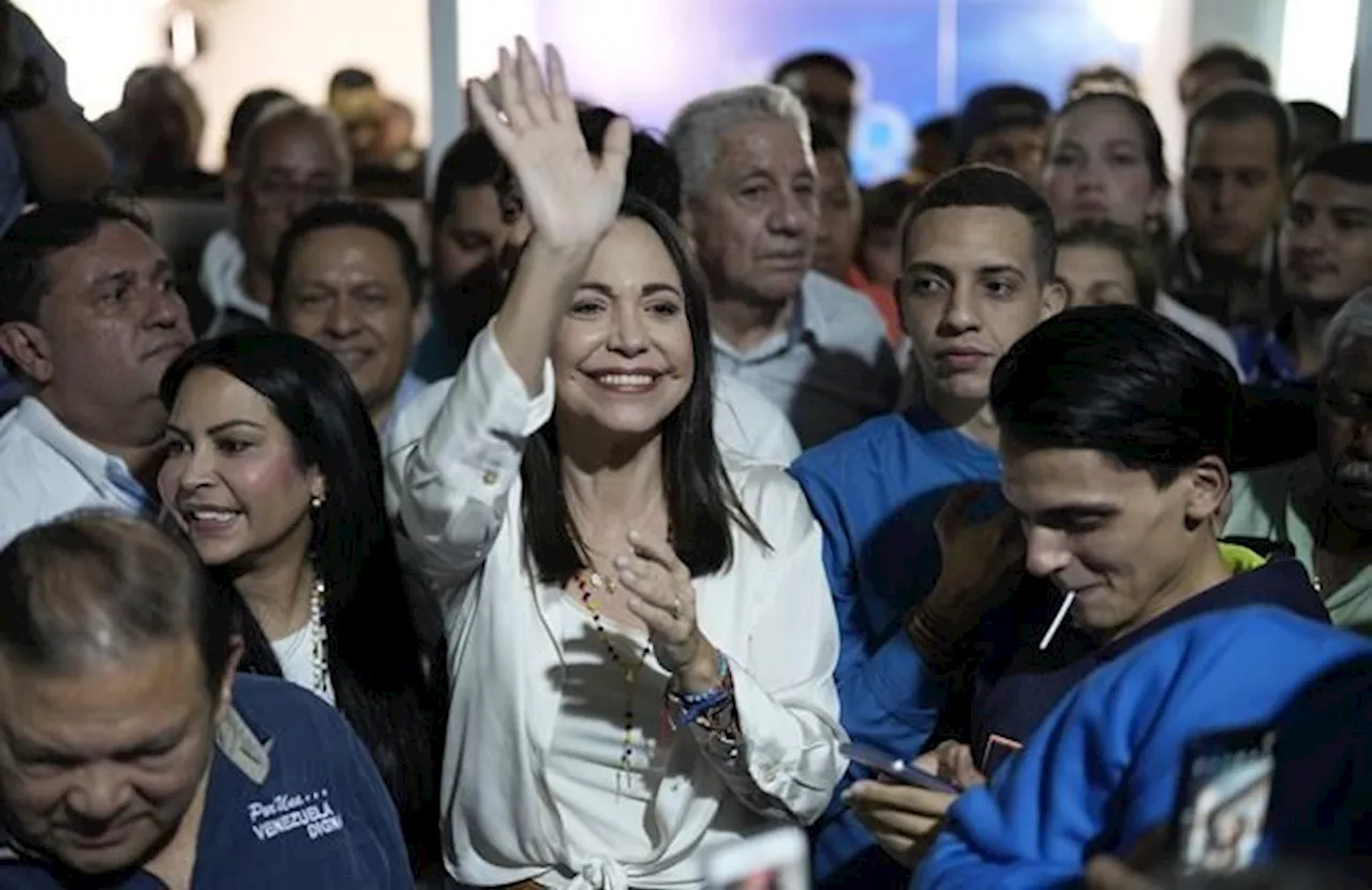 Ex-lawmaker Maria Corina Machado dominates opposition's presidential primary in Venezuela