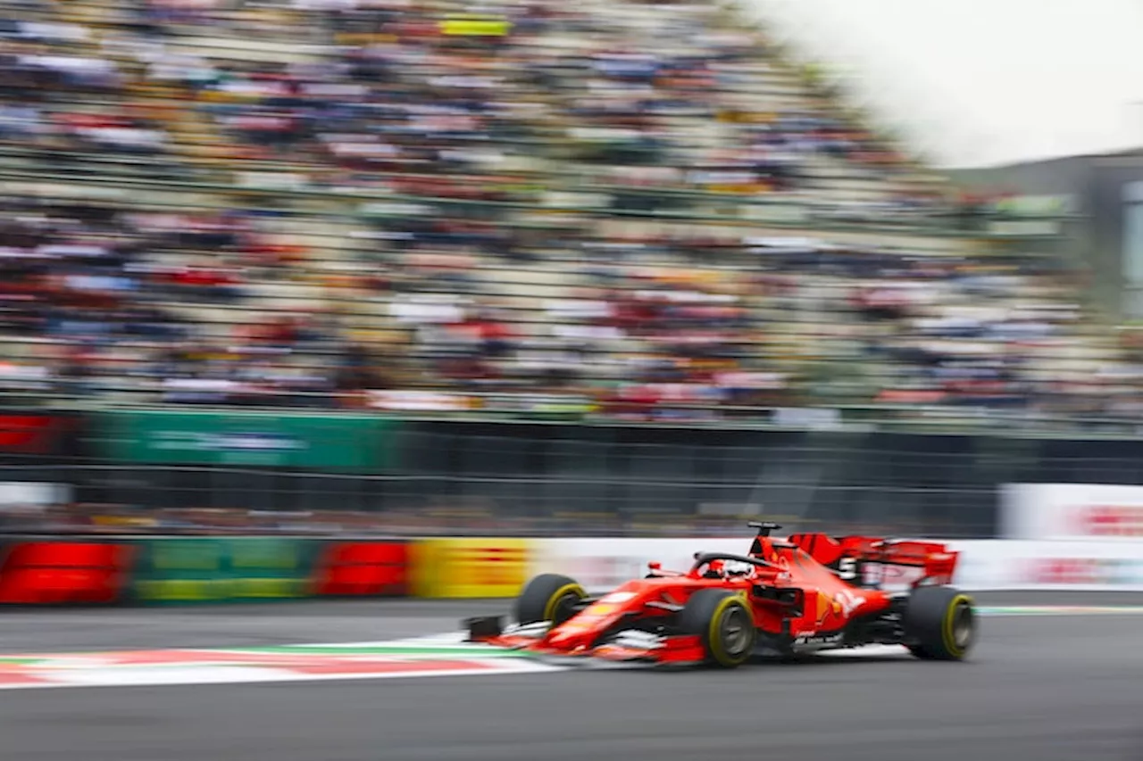 Training in Mexiko: Vettel (Ferrari) 1., Albon-Crash