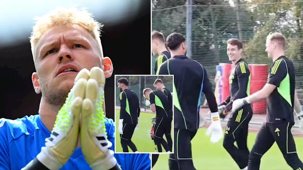 Arsenal goalkeeper Aaron Ramsdale mocks David Raya situation after Chelsea howler