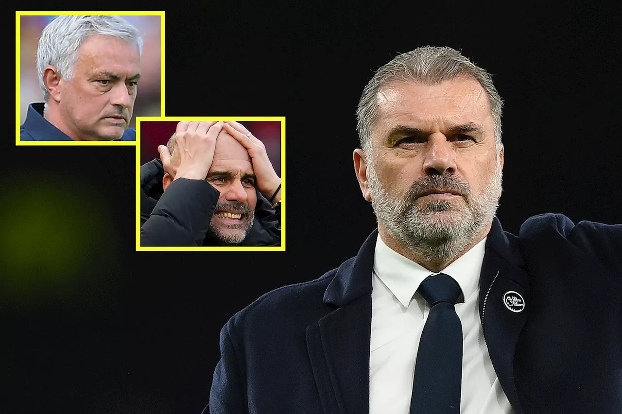 Ange Postecoglou sets Premier League record that Pep Guardiola and Jose Mourinho could not manage...