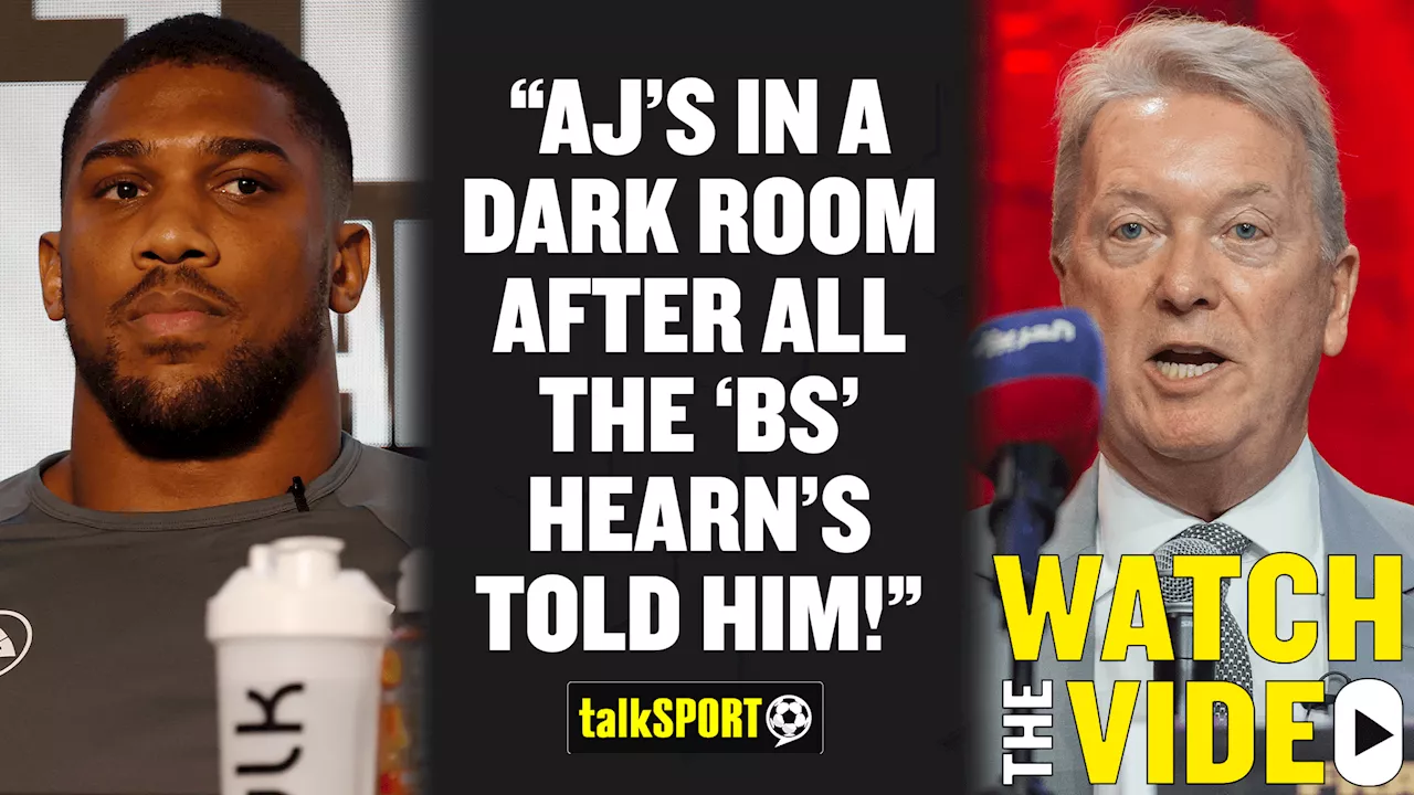 Frank Warren offers joke theory for Anthony Joshua spending four days in pitch black room