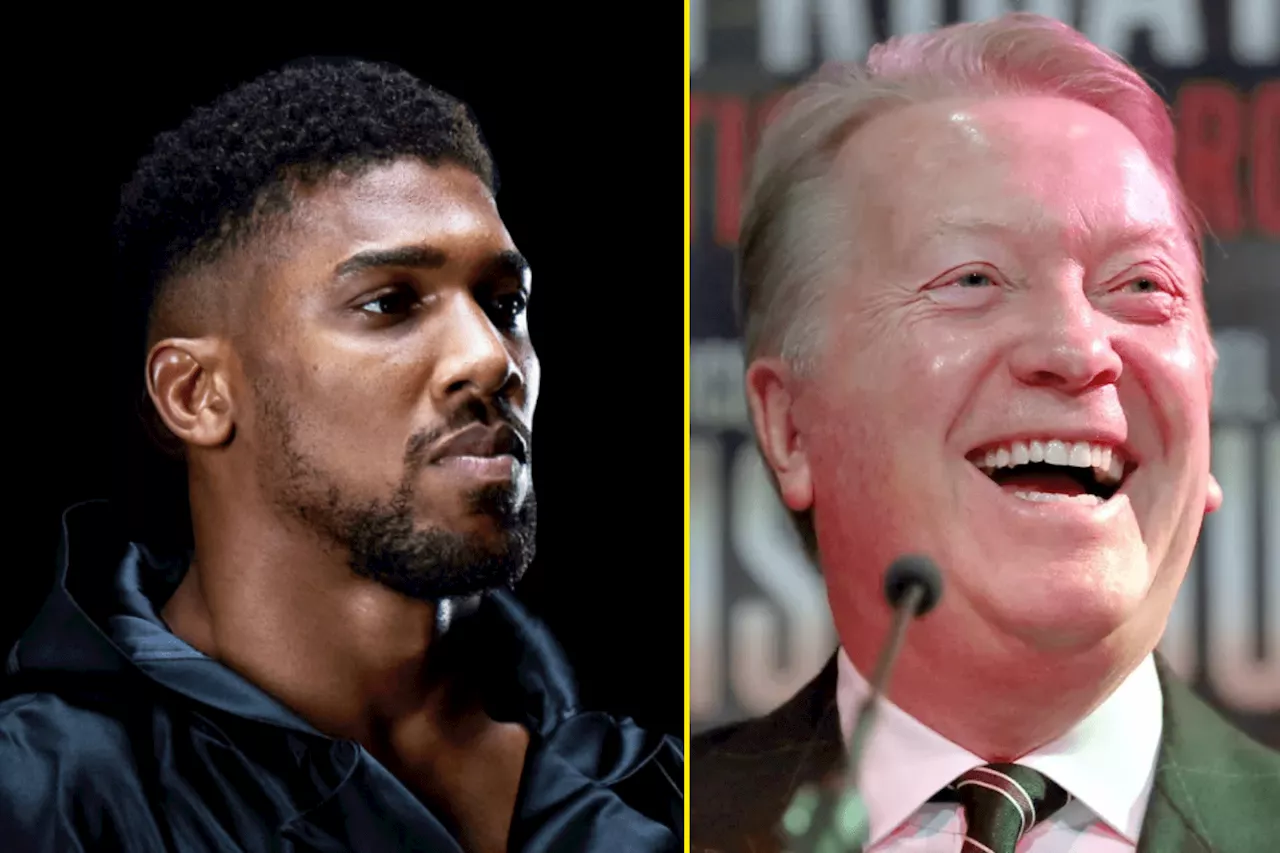 Frank Warren offers joke theory for Anthony Joshua spending four days in pitch black room...